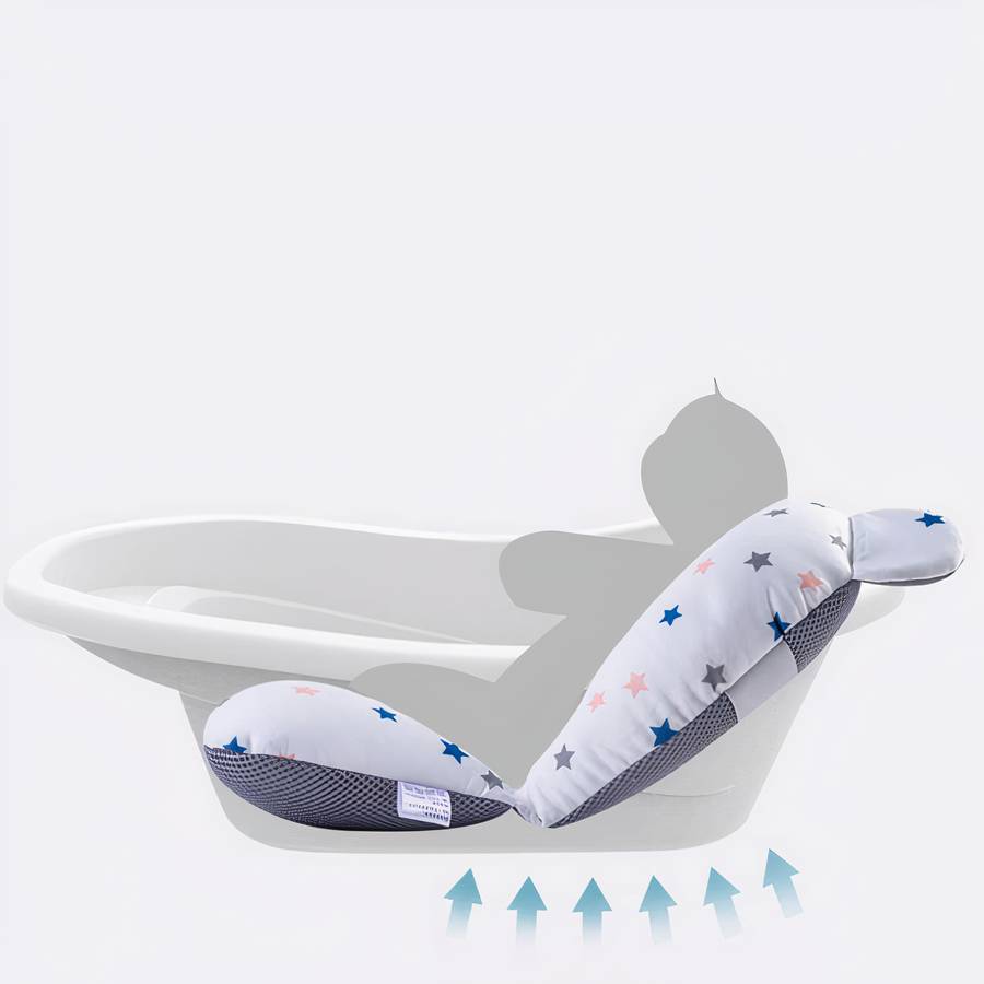 Coussin de baignoire confortable et antidérapant pour bébé
