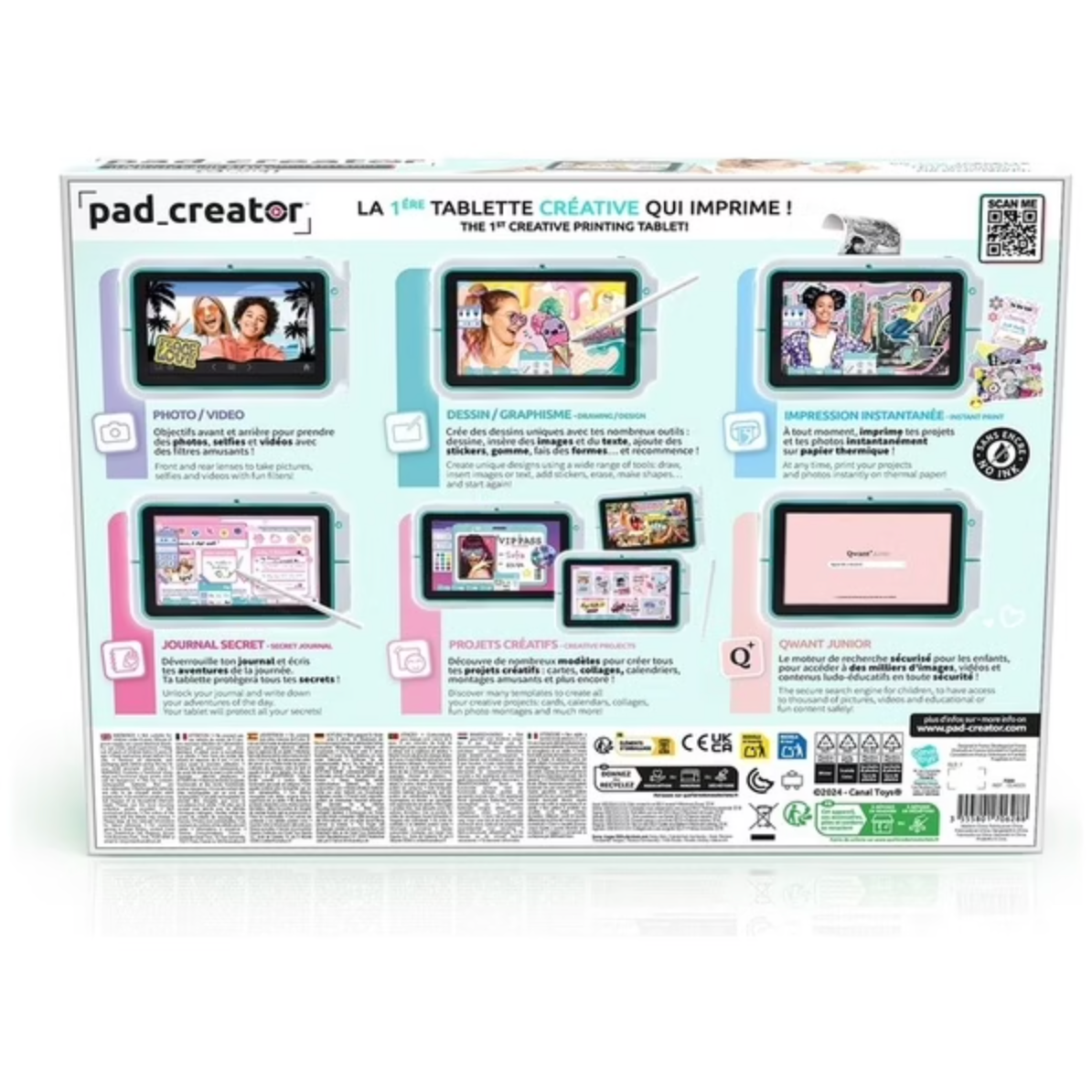Tablette Interactive avec Impressions Instantanées