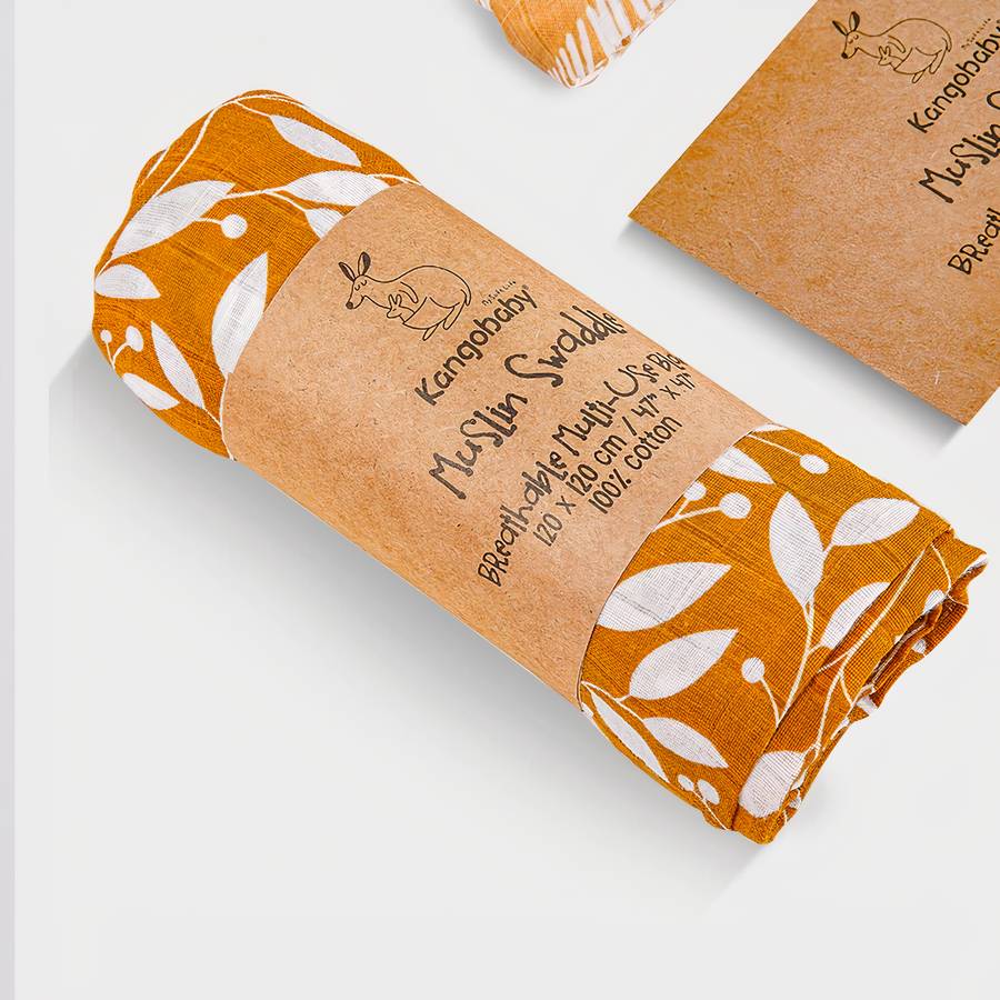 Couverture en tissu de mousseline pour bébé