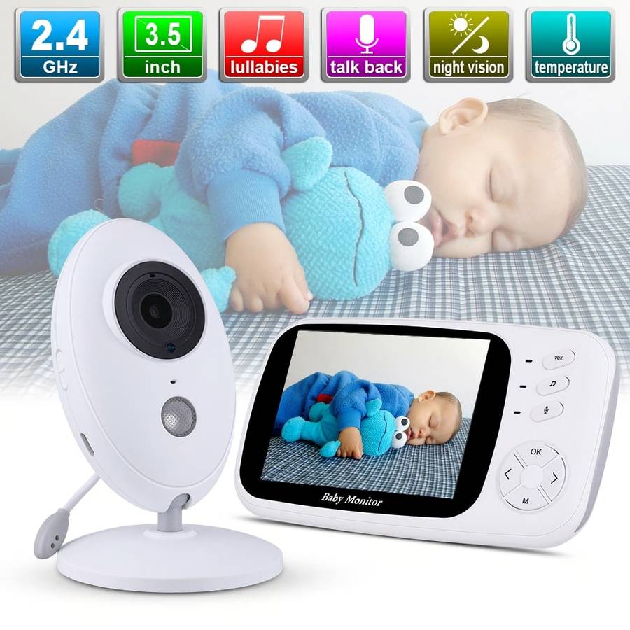 Babyphone vidéo sans fil avec support
