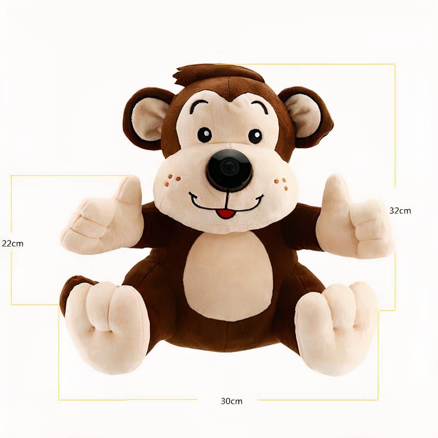 Moniteur vidéo en peluche pour bébé