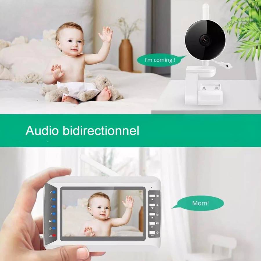 Babyphone vidéo hd 1080p