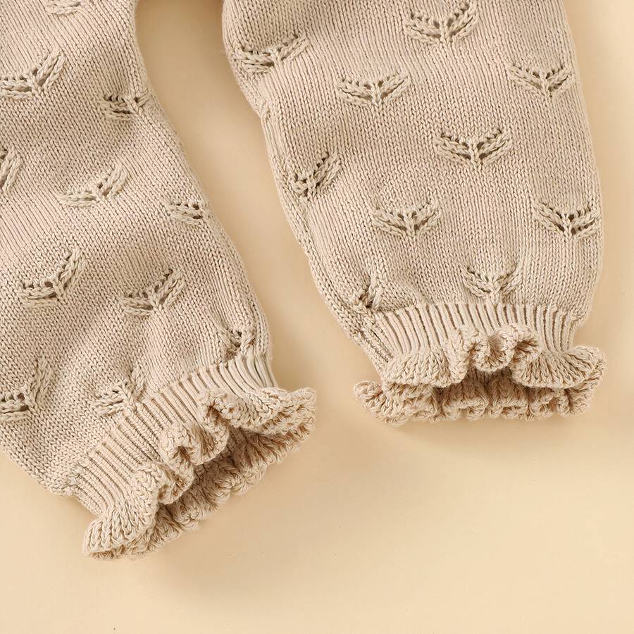 Barboteuse tricotée 100% coton pour bébé