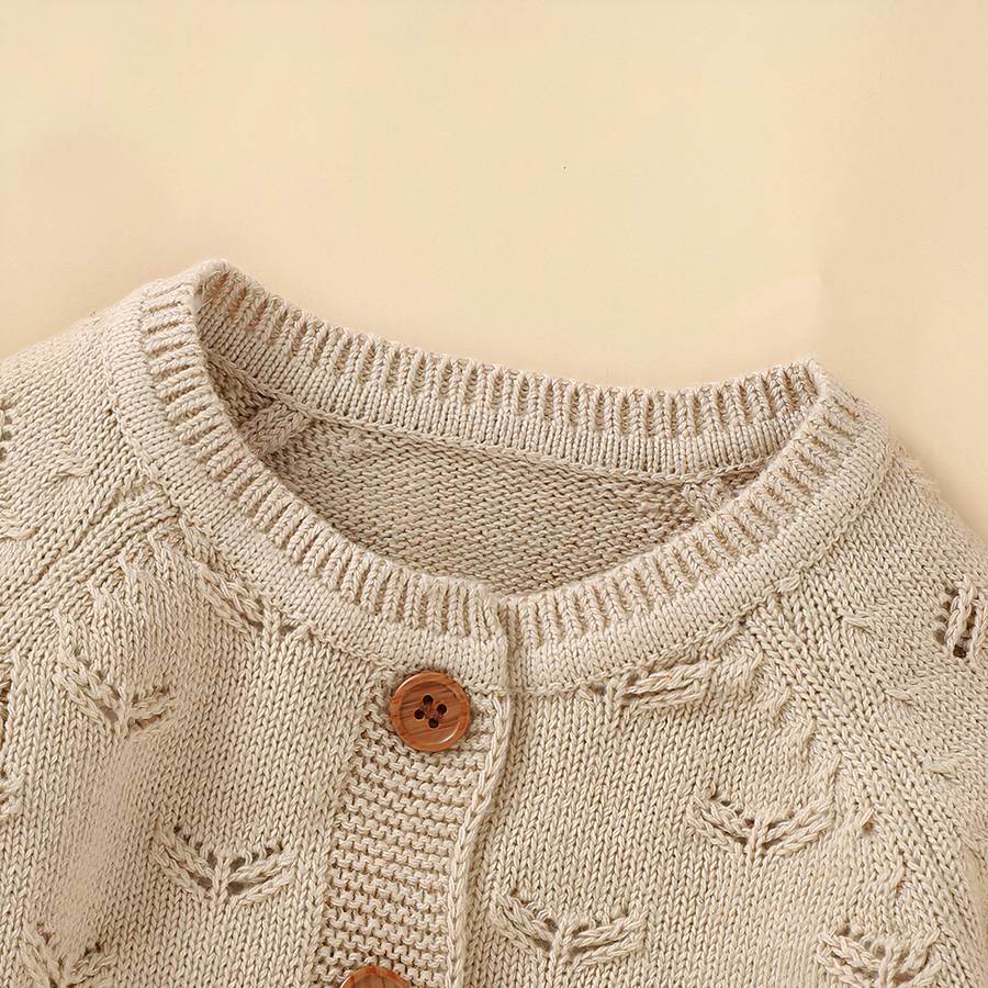 Barboteuse tricotée 100% coton pour bébé