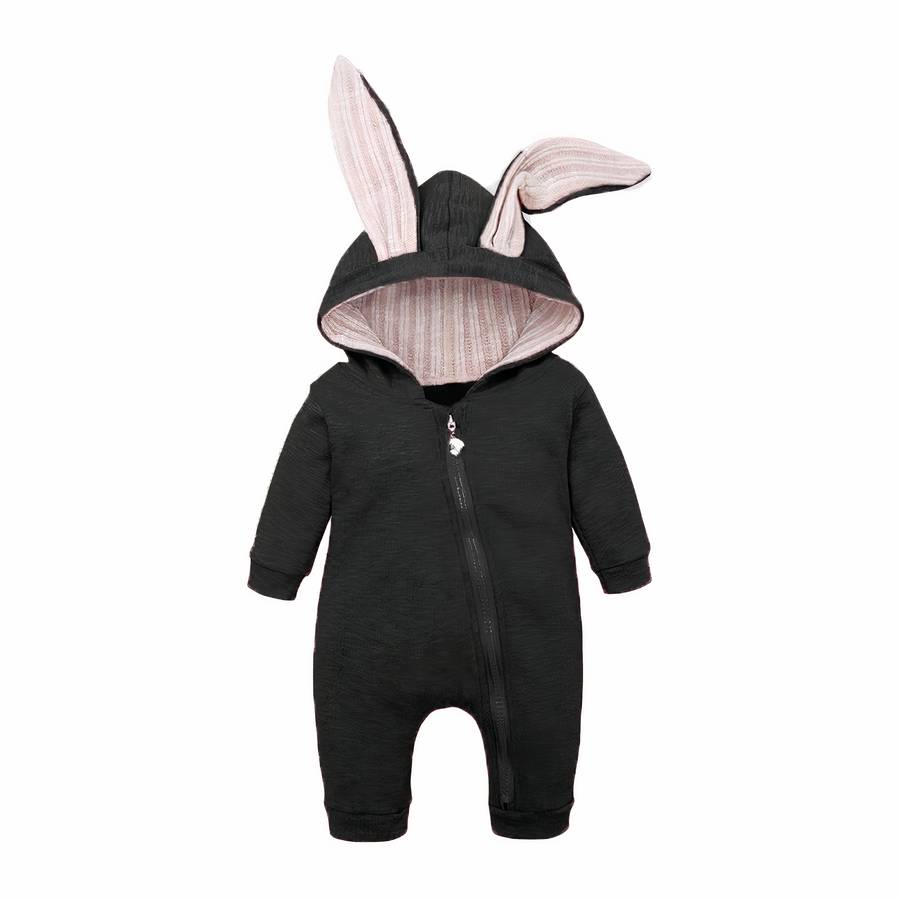Barboteuse pour bébé en forme de lapin