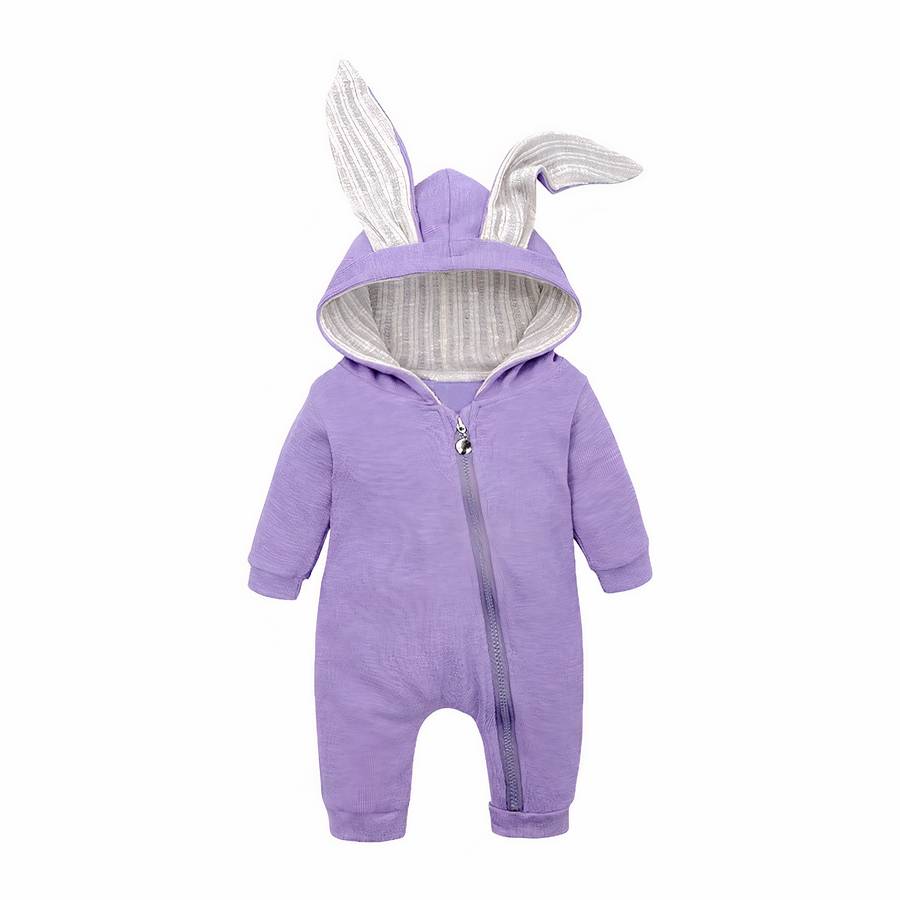 Barboteuse pour bébé en forme de lapin