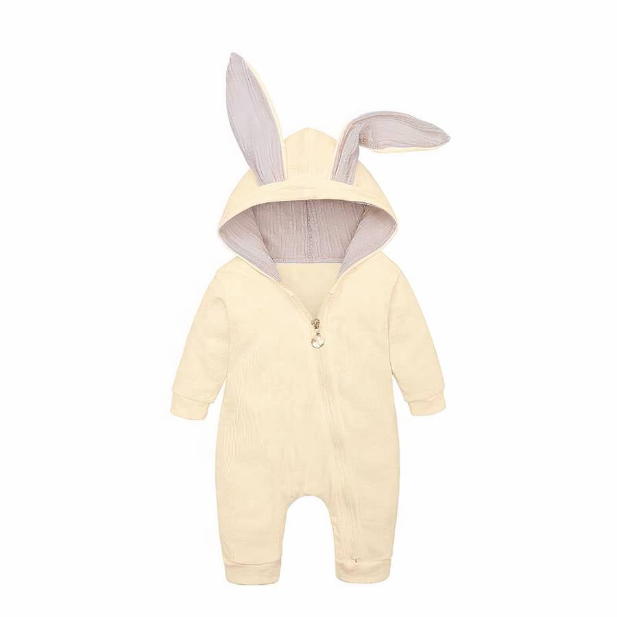 Barboteuse pour bébé en forme de lapin