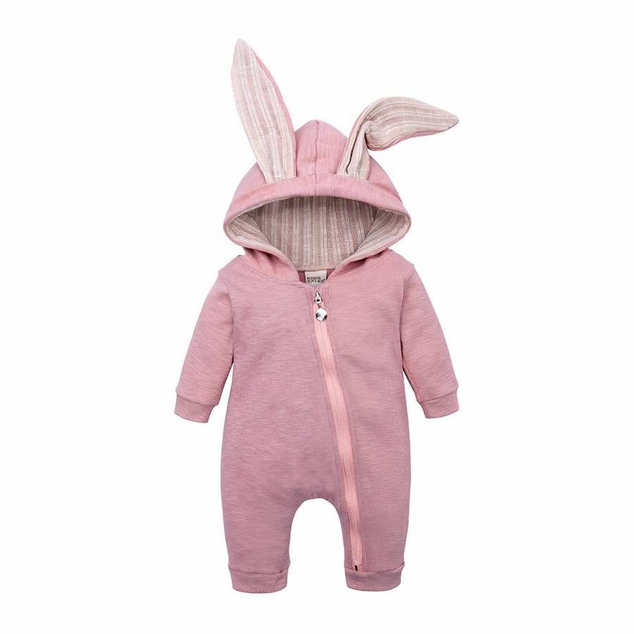 Barboteuse pour bébé en forme de lapin
