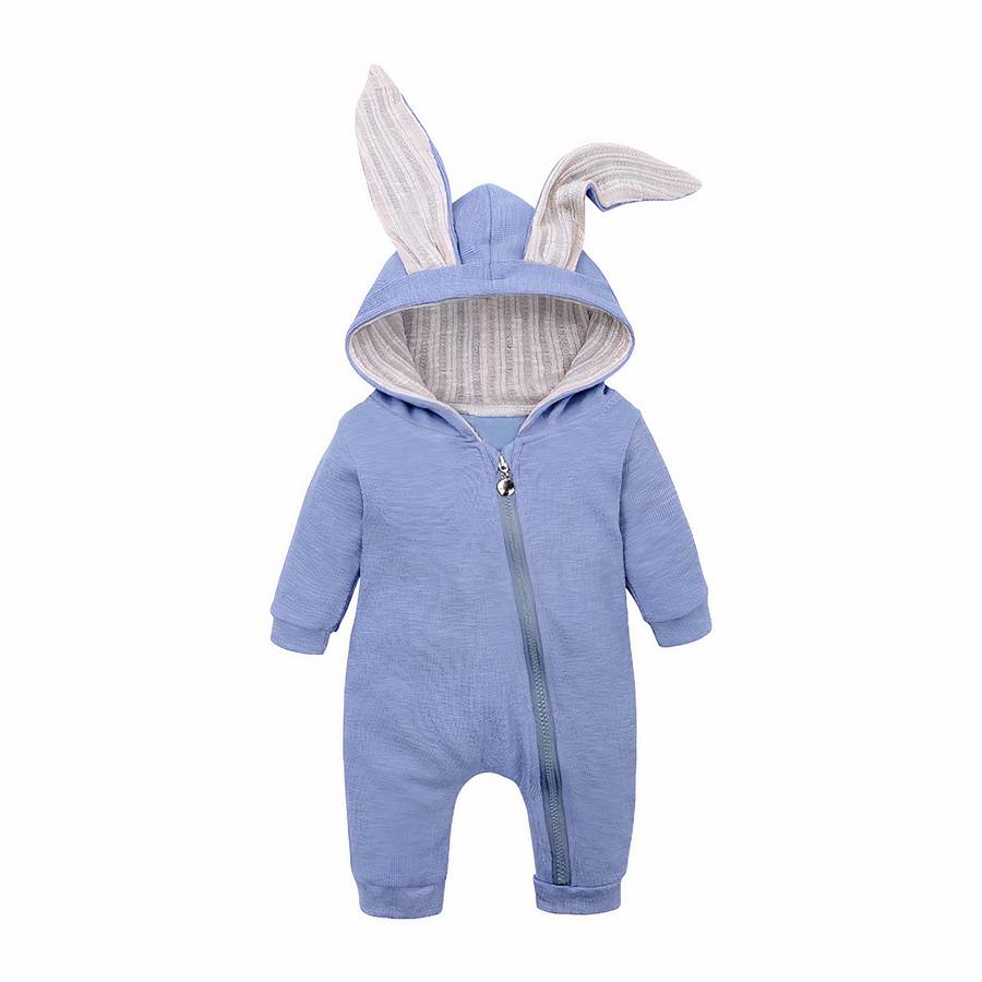 Barboteuse pour bébé en forme de lapin