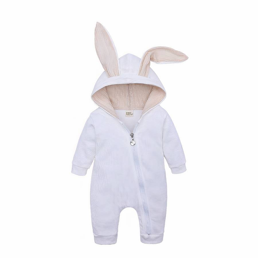 Barboteuse pour bébé en forme de lapin