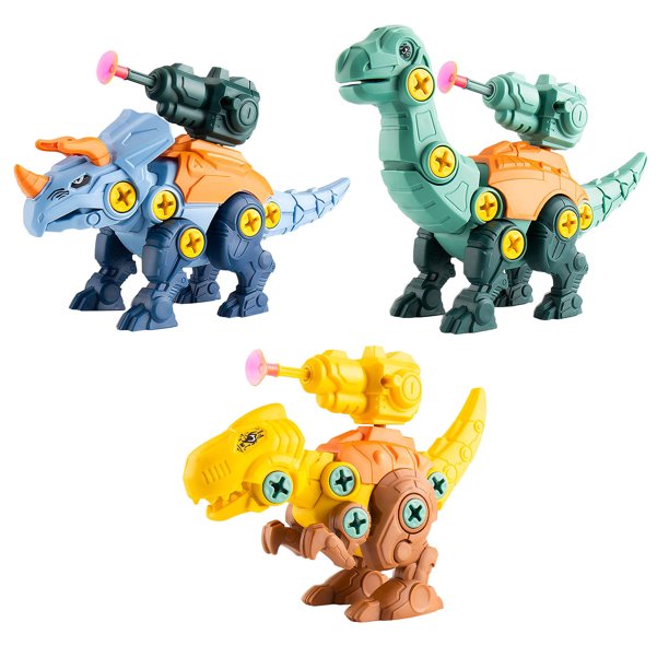 Jouets de dinosaure à construire 3 pièces