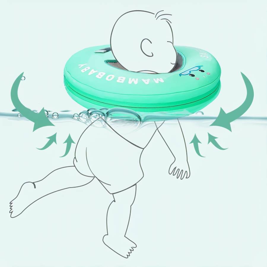 Anneau de natation gonflable pour nouveau-né