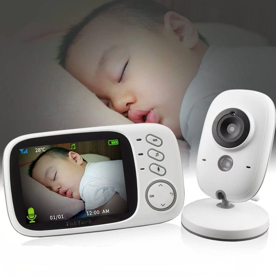 Babyphone vidéo sans fil avec écran couleur