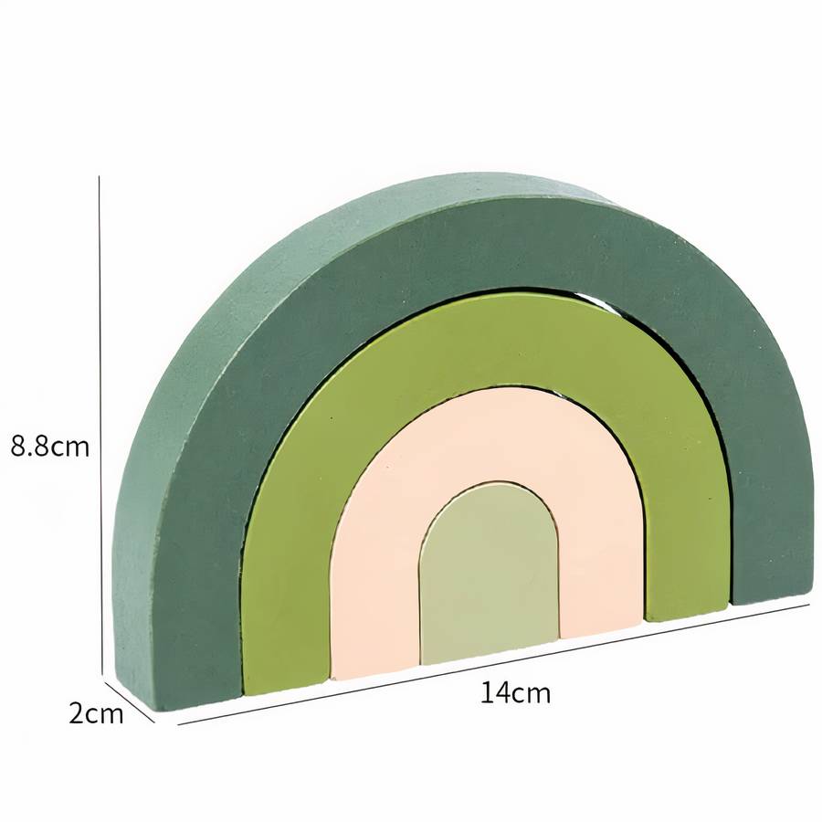 Jeu d’empilement en bois pour bébé