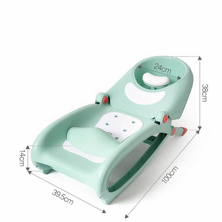 Chaise bébé pliante pour lavage de cheveux