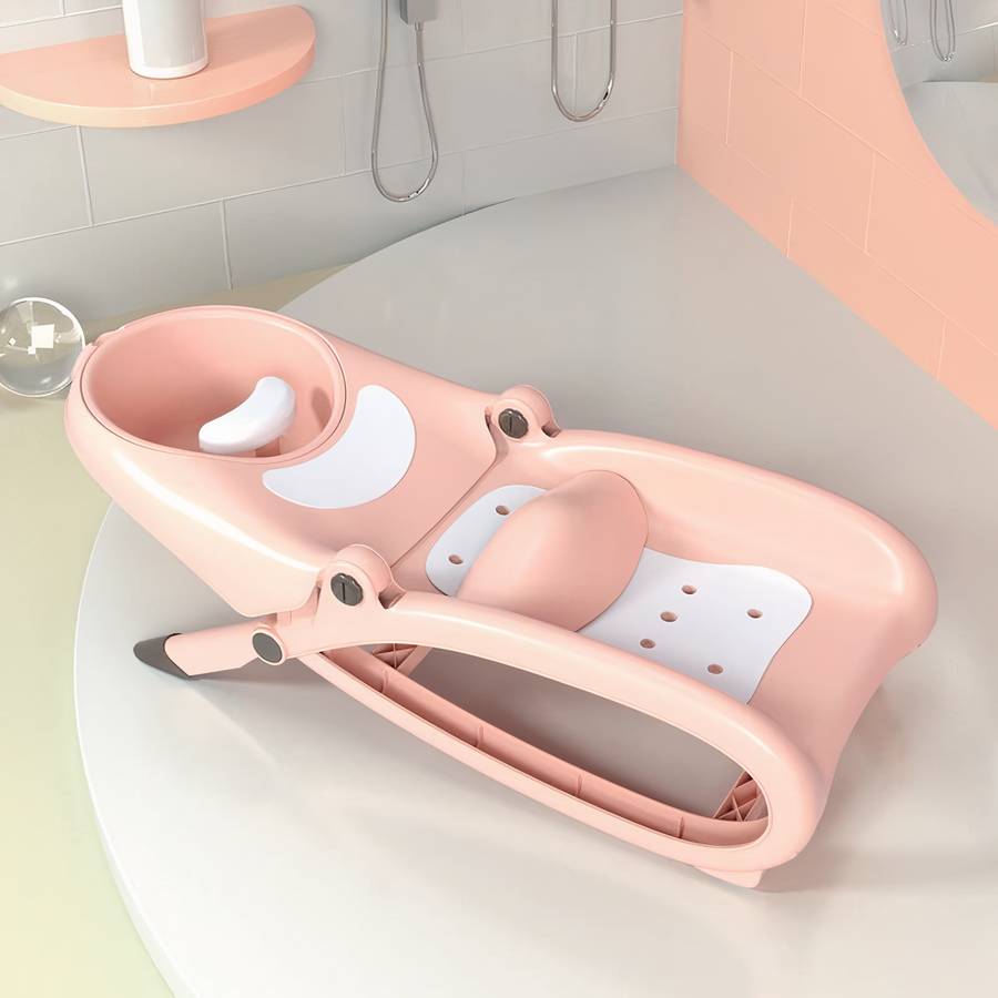 Chaise bébé pliante pour lavage de cheveux