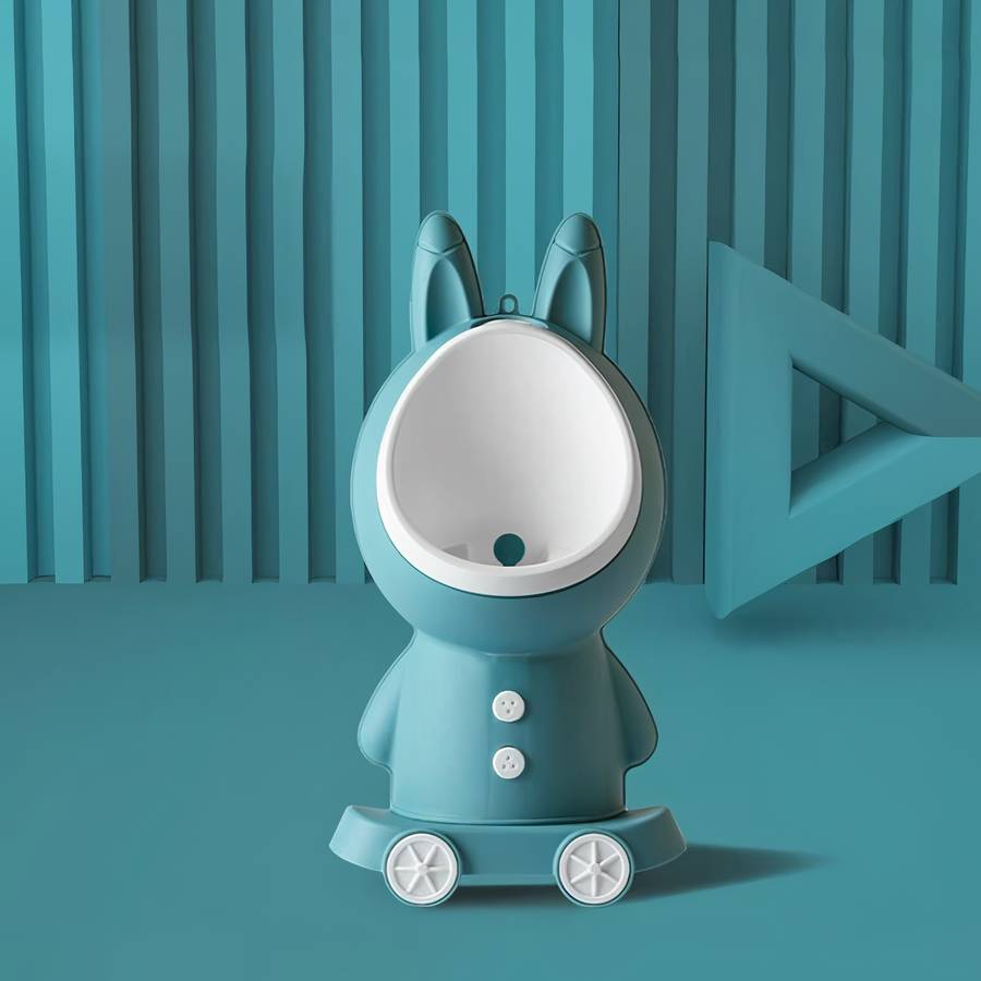Pot de toilette vertical forme lapin pour bébé