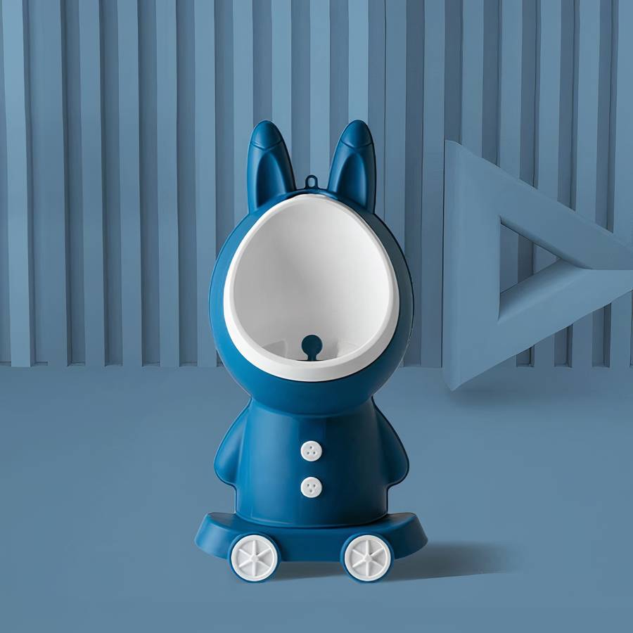 Pot de toilette vertical forme lapin pour bébé