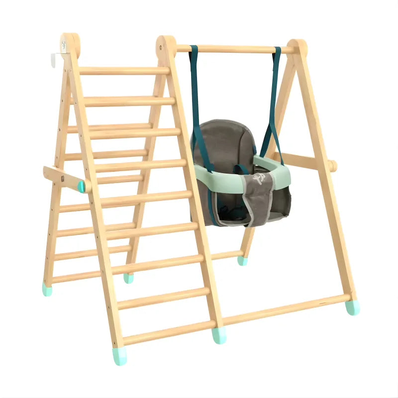 Balançoire Bébé avec Triangle d'Escalade