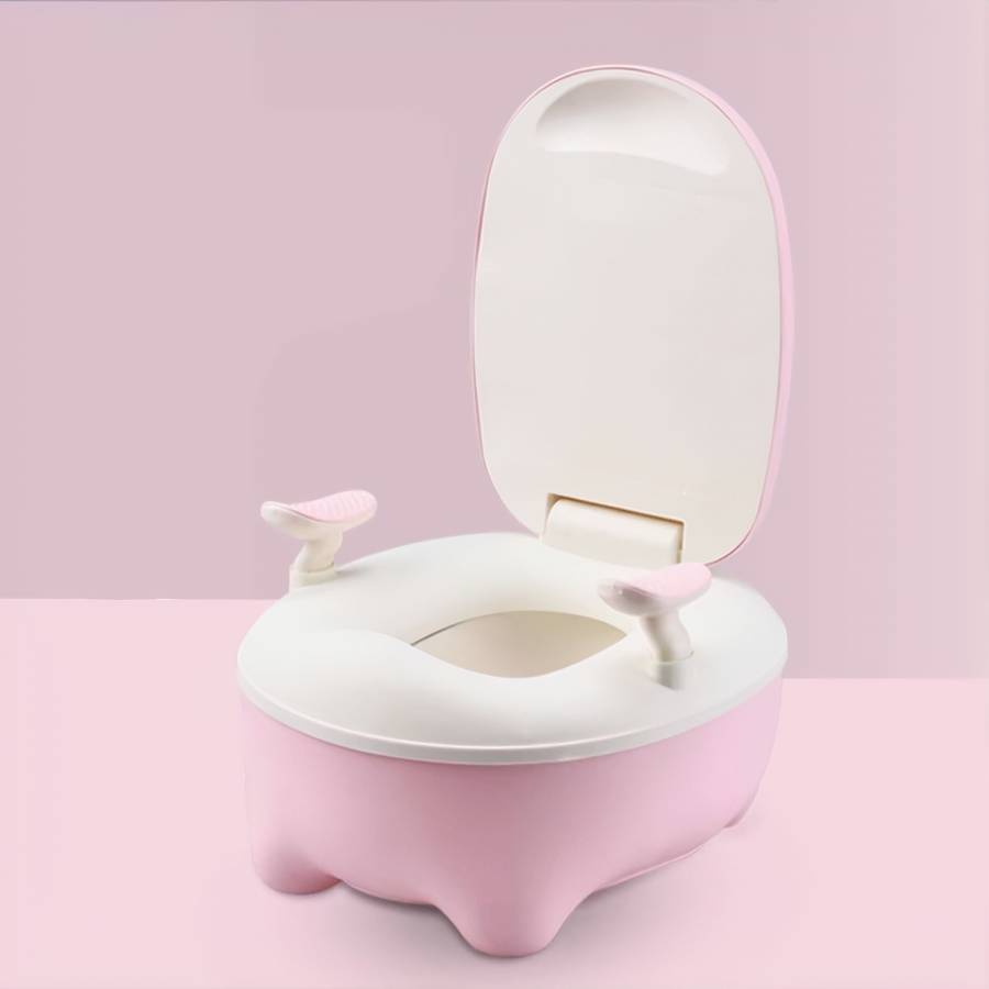 Pot de toilette motif pingouin pour bébé