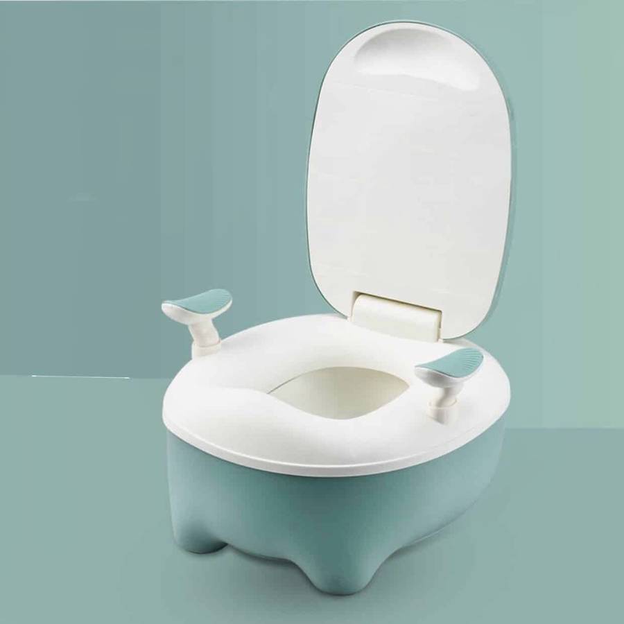 Pot de toilette motif pingouin pour bébé