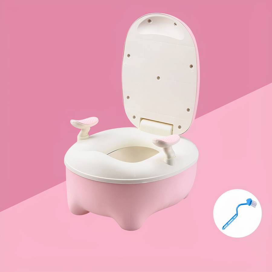 Pot de toilette motif pingouin pour bébé