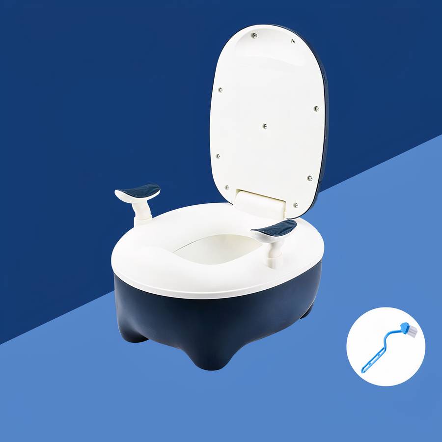 Pot de toilette motif pingouin pour bébé