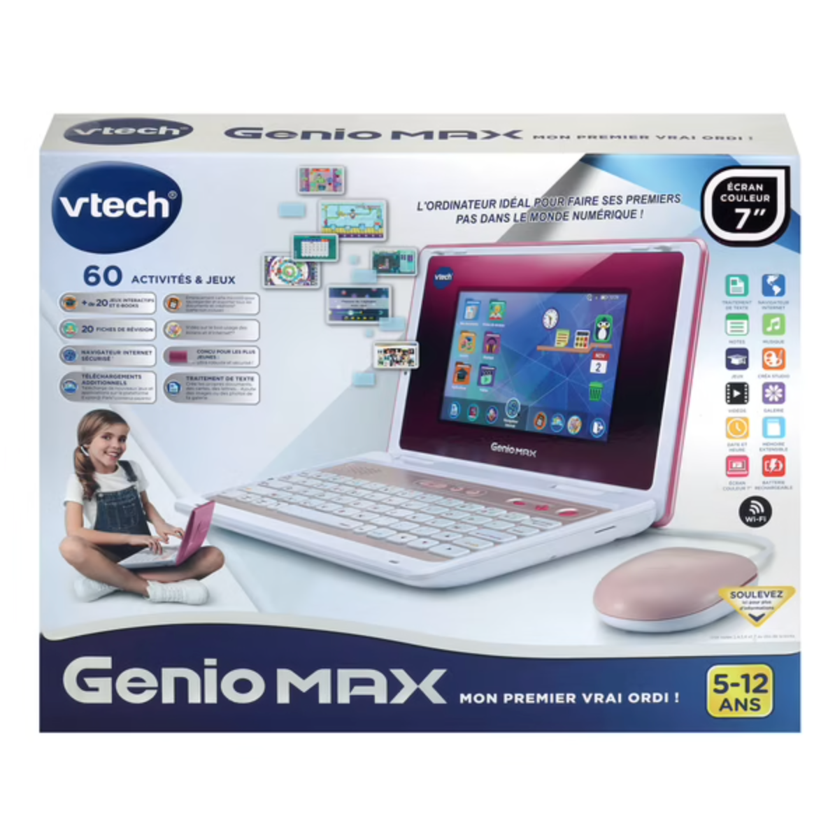 Ordinateur Enfant Genio Max - Rose