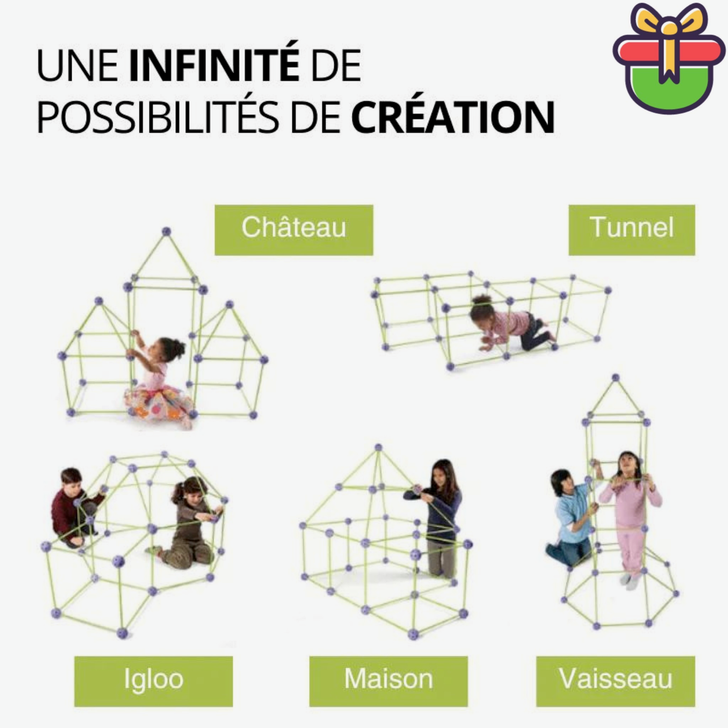 Kit de construction créatif pour enfant