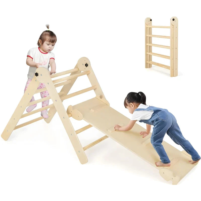 Triangle d'Escalade en Bois