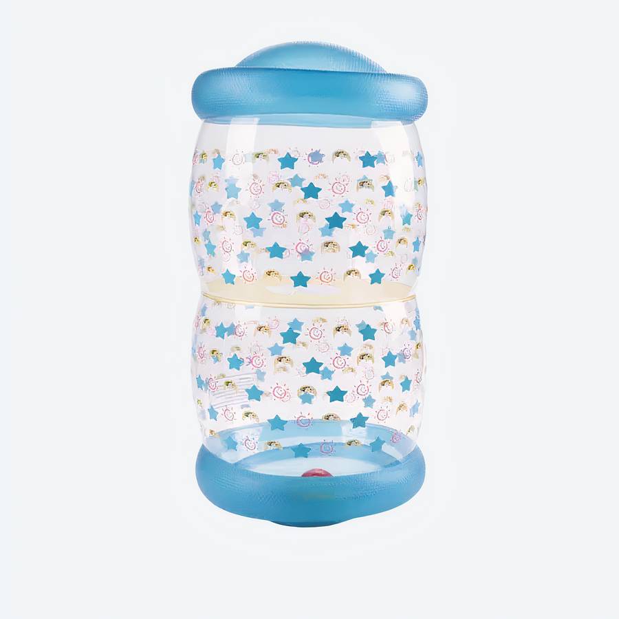 Jouet gonflable bébé rouleau bleu a étoile
