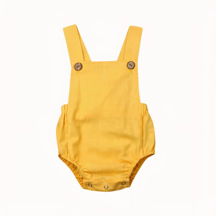Barboteuse d’été à bretelles dos croisé pour bébé