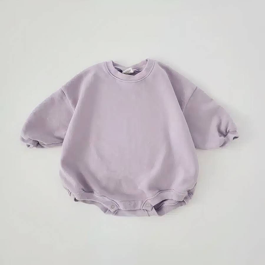 Barboteuse courte style sweat pour bébé