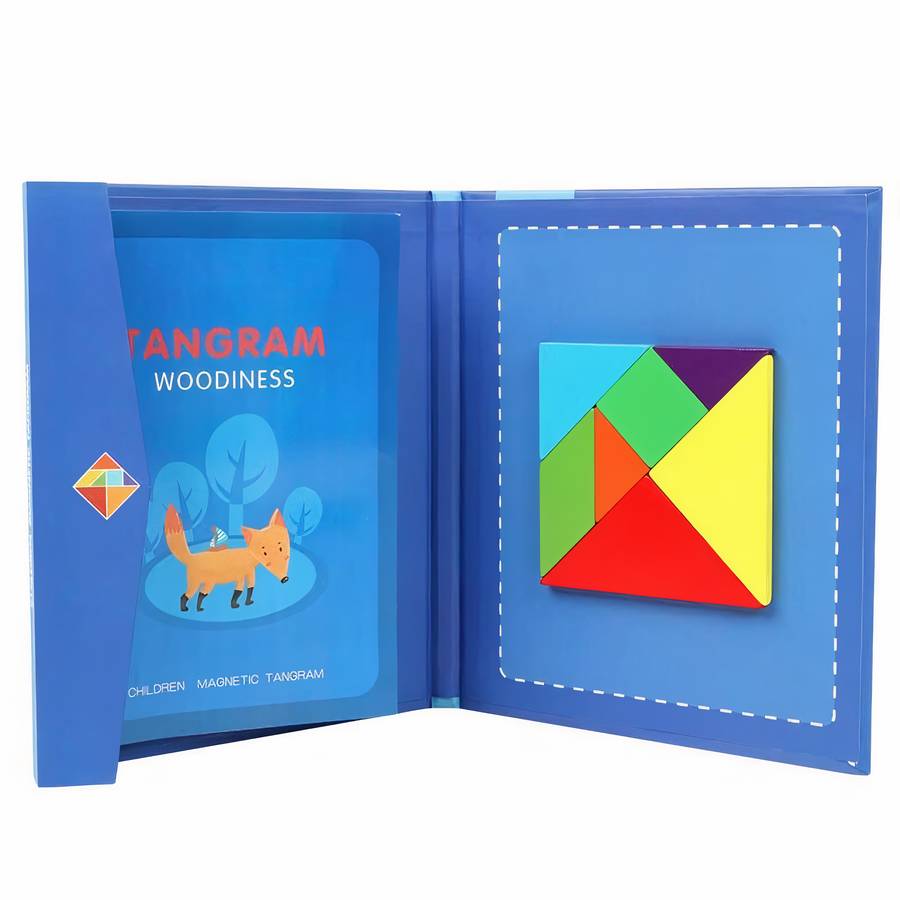 Livre de puzzle magnétique portable pour enfant