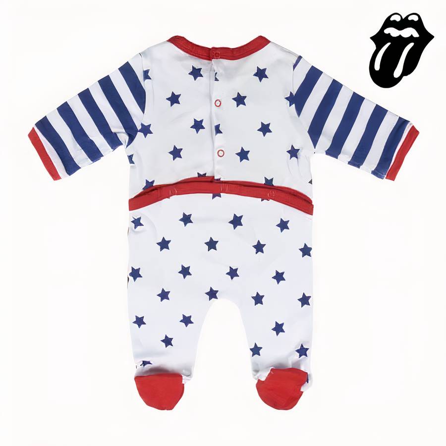 Barboteuse à manches longues motif étoiles pour bébé