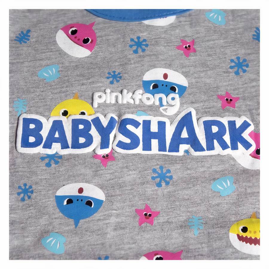 Barboteuse à manches courtes baby shark