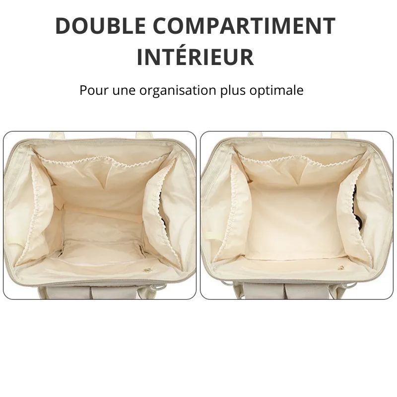 Sac à dos à langer double usage