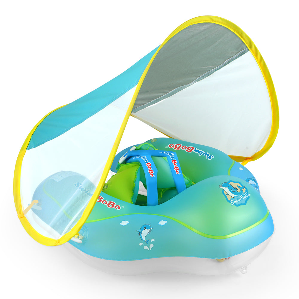 Bouée bébé avec pare soleil