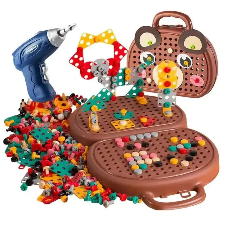 Jouet perceuse visseuse montessori