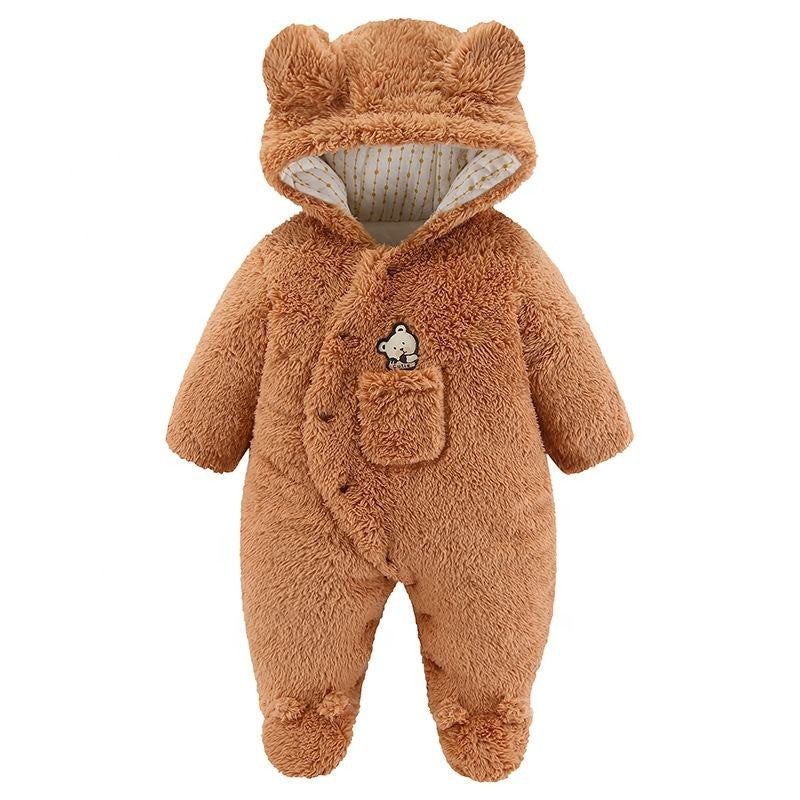 Barboteuse en peluche d'ours
