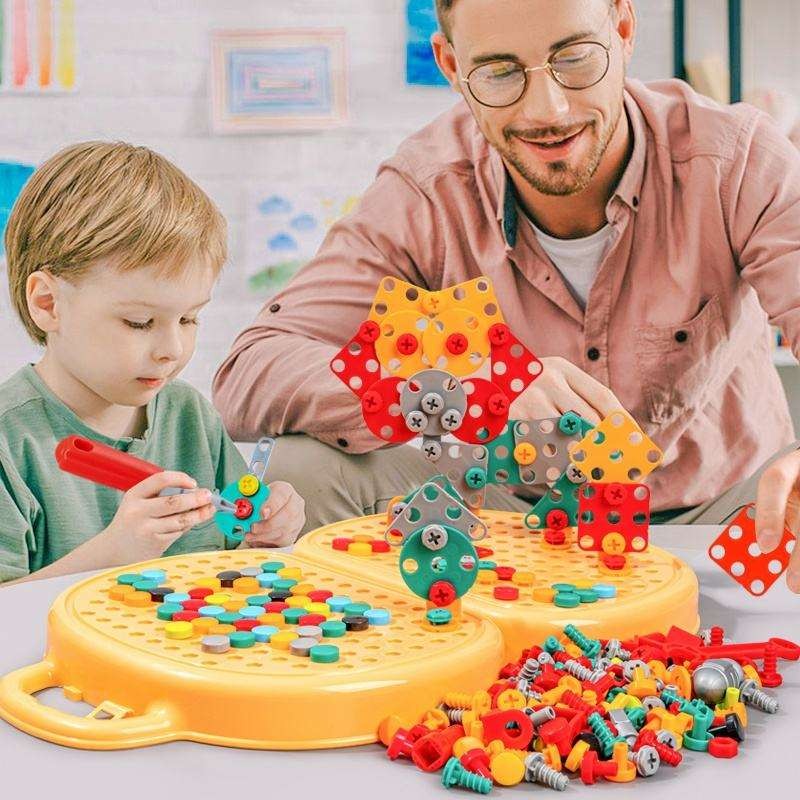 Jouet perceuse visseuse montessori