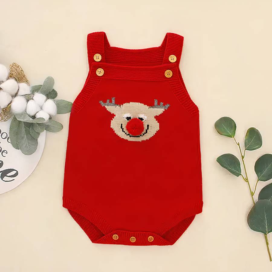 Barboteuse en tricot pour bébé garçon et fille