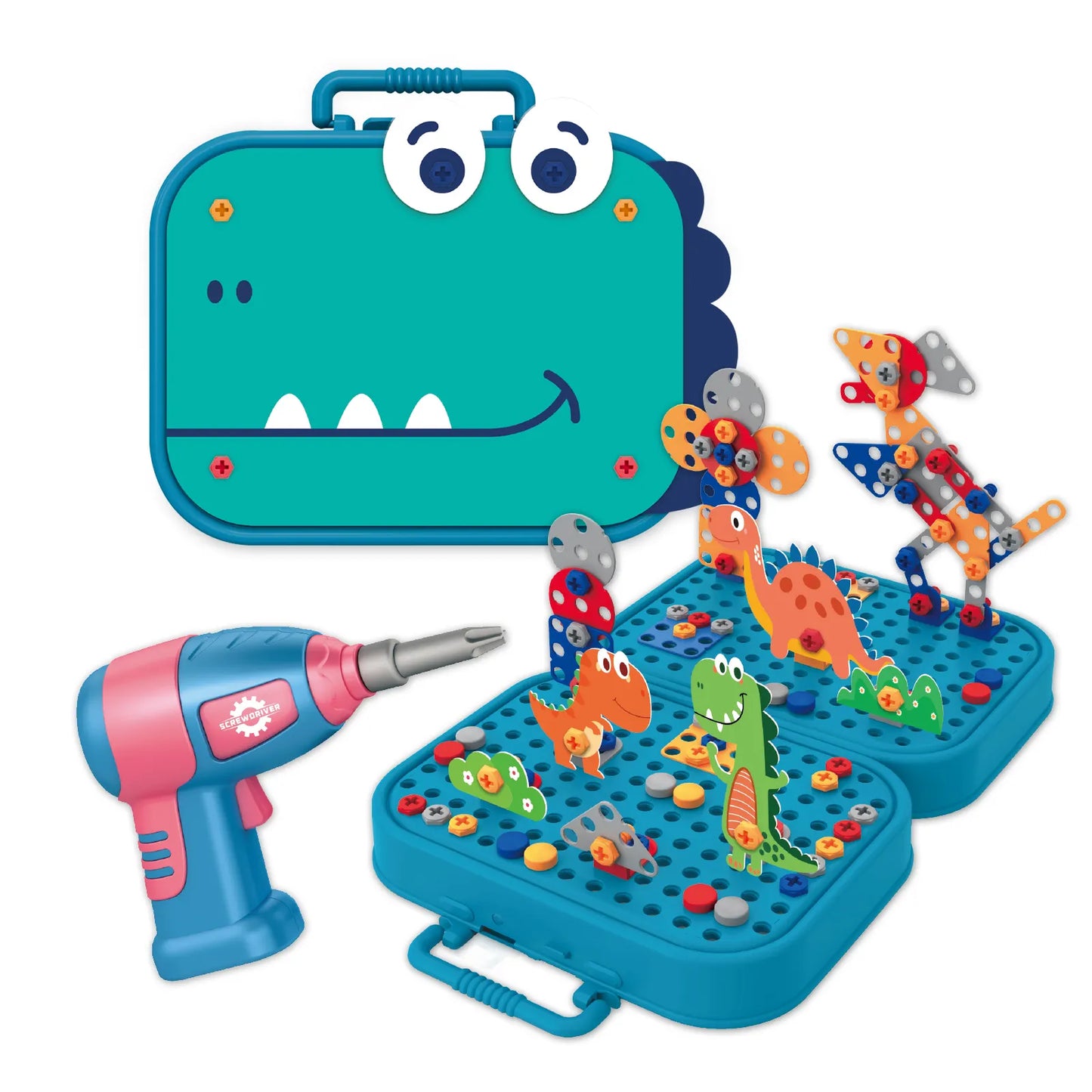 Jeu de construction avec visseuse
