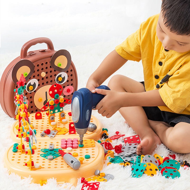 Jouet perceuse visseuse montessori
