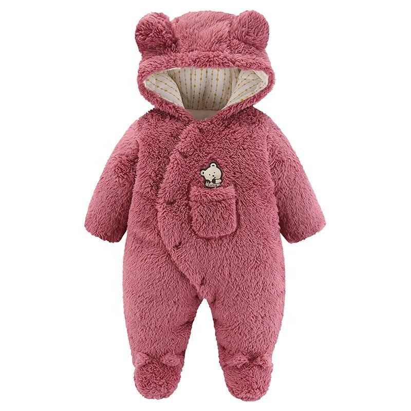 Barboteuse en peluche d'ours