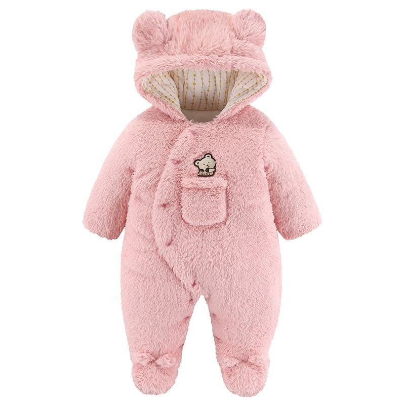 Barboteuse en peluche d'ours