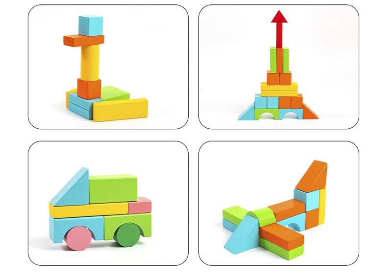 Jeu de construction en bois pour enfant