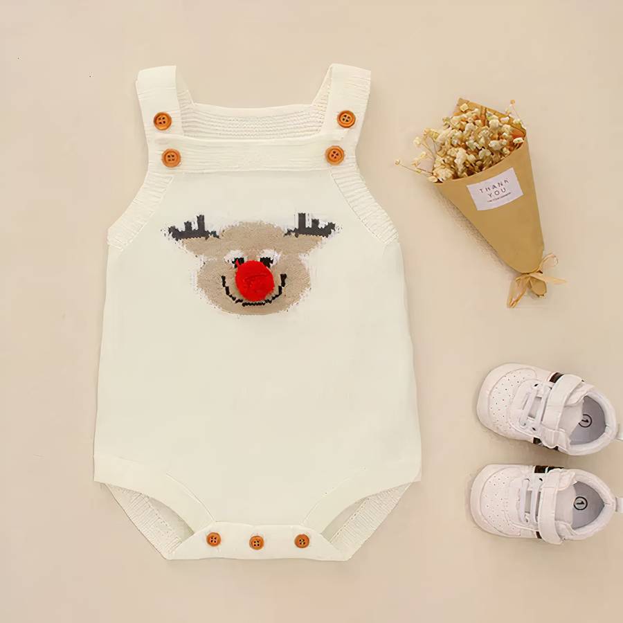 Barboteuse en tricot pour bébé garçon et fille