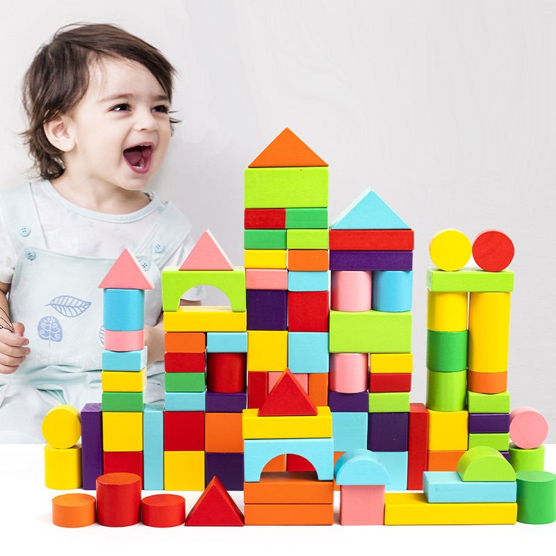Jeu de construction en bois pour enfant