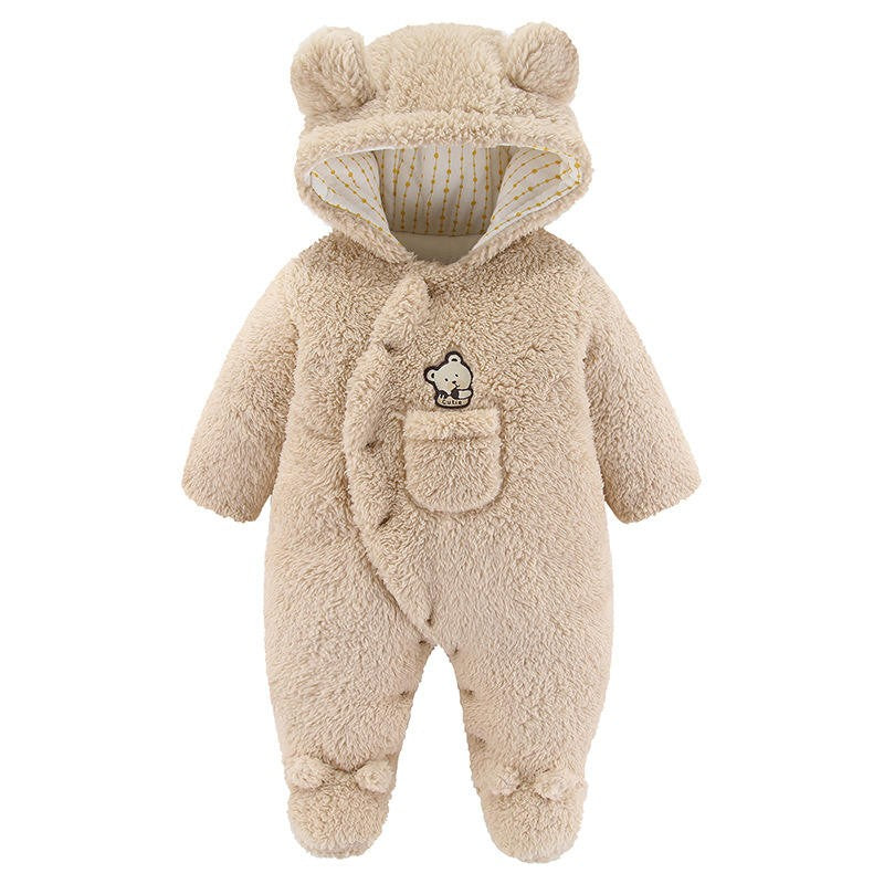 Barboteuse en peluche d'ours